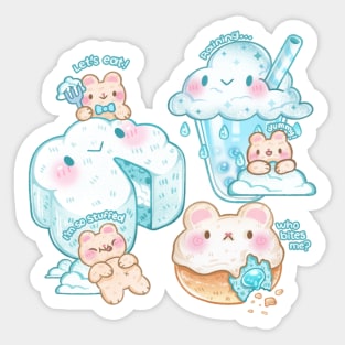 Cloudy Desserts Sticker